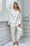 Richie House Women's Pajama Set 2-Piece Sleepwear Lounge Long Sleeve Zip PJ Set RHW4038