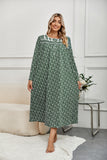 Richie House RH Nightgown Women's Long Sleeve Sleepwear Full Length Nightshirt Cotton Sleep Gowns RHW4058