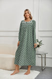 Richie House RH Nightgown Women's Long Sleeve Sleepwear Full Length Nightshirt Cotton Sleep Gowns RHW4058