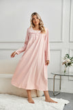 Richie House RH Nightgown Women's Long Sleeve Sleepwear Full Length Nightshirt Cotton Sleep Gowns RHW4058