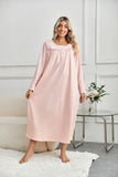 Richie House RH Nightgown Women's Long Sleeve Sleepwear Full Length Nightshirt Cotton Sleep Gowns RHW4058