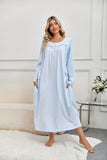 Richie House RH Nightgown Women's Long Sleeve Sleepwear Full Length Nightshirt Cotton Sleep Gowns RHW4058