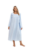 Richie House RH Nightgown Women's Long Sleeve Sleepwear Full Length Nightshirt Cotton Sleep Gowns RHW4058