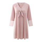 Richie House Nightgowns for Women Lightweight Long Sleeves Ladies Nightdress Pajama RHW4070