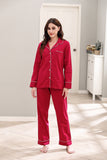 Richie House Ladies Pyjama Cotton Pj's Womens Set Long Sleeve Nightwear Loungewear RHW2846