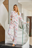 RH Pajamas Women Printed Sleepwear Button Down Lounge Soft Summer Pjs Long Set S-XXL RHW4042