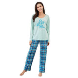 Richie House Women's Two-Piece Printed Comfy Fleece Long Sleep-Lounge Sleepwear Set Size S-XL RHW2864