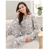 Richie House Women's Printed Flannel Two-Piece Set Pajama Size S-XL RHW2843