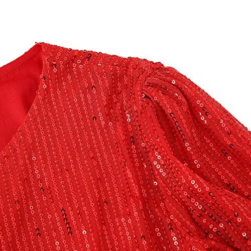 Richie House Women's Sequin Jacket Blazer Casual Sparkly Cardigan Coat S-XXL RHW4063