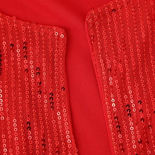 Richie House Women's Sequin Jacket Blazer Casual Sparkly Cardigan Coat S-XXL RHW4063