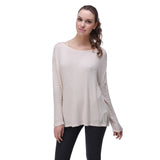 Richie House Women's Comfy Casual Long Sleeve Pullover Knit Loose Tops Sweatshirt RH2037