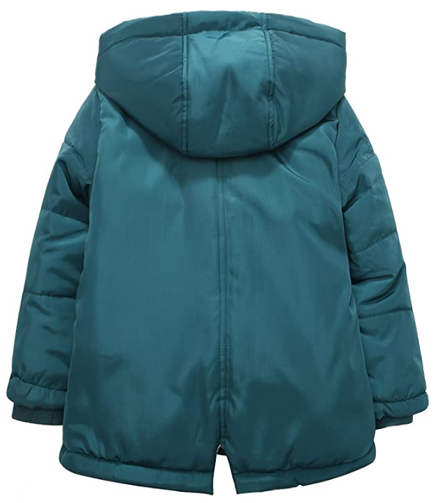 RH Boys' Down Coat Winter Puffer Jacket Removable Hood Warm Outdoor 1-5T RHN2331