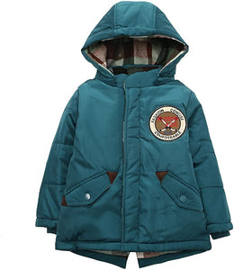 RH Boys' Down Coat Winter Puffer Jacket Removable Hood Warm Outdoor 1-5T RHN2331