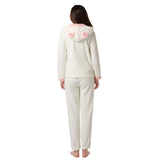 RH Women's Comfy Hooded Ears Two Piece Long Sleepwear Lounge Pajama Set UNISIZE RHW2321