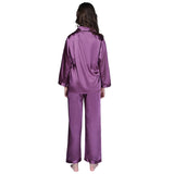 RH Two Pice Pajamas Set Satin Sleepwear Long Nightwear Lounge Pajama PJS RHW2742