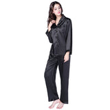 RH Two Pice Pajamas Set Satin Sleepwear Long Nightwear Lounge Pajama PJS RHW2742