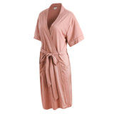 RH Robe Women's Short Sleeve Kimono Cotton Bathrobe Dressing Gown Sleep RHW2753