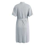 RH Robe Women's Short Sleeve Kimono Cotton Bathrobe Dressing Gown Sleep RHW2753