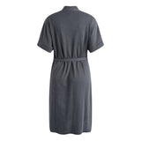 RH Robe Women's Short Sleeve Kimono Cotton Bathrobe Dressing Gown Sleep RHW2753