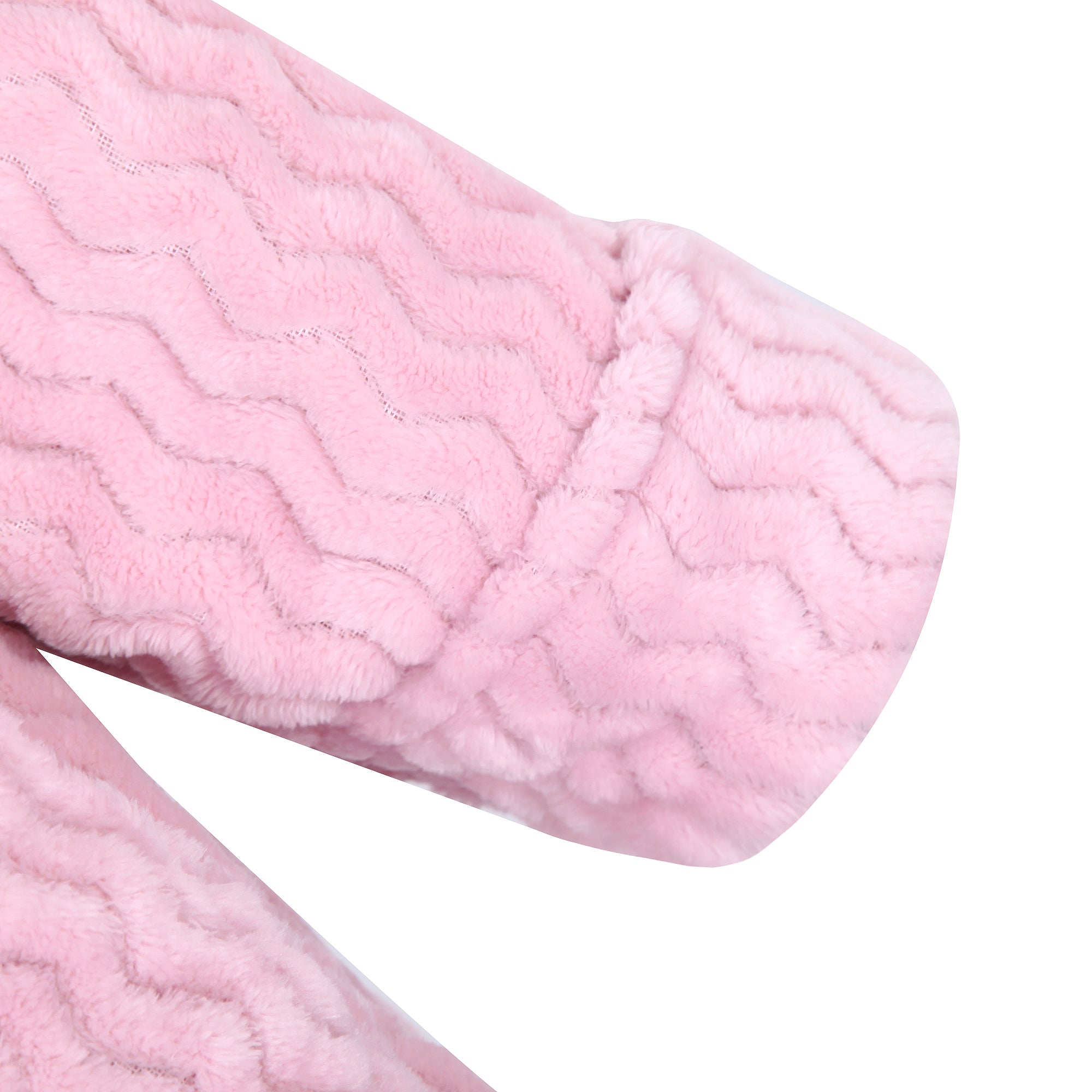 RH Women’s Above the Knee Pink Robe Collared Lounge Sleepwear Housecoat RHW2808 S/M