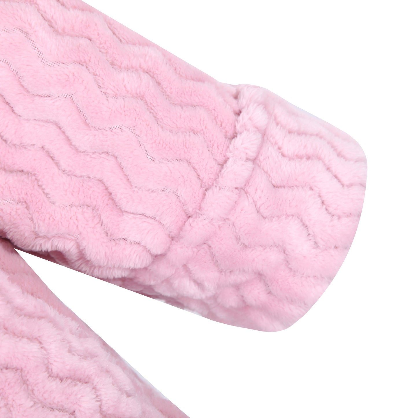 Richie House Women’s Above the Knee Pink Robe Collared Lounge Sleepwear Housecoat RHW2808