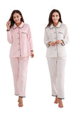 RH Women's Pajama Set Button Soft Fleece Two-Piece Set Loungewear Sleep RHW2822