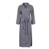 Richie House Kimono Cotton Robe Long Belted Robe Dressing Gown Lounge Night Spa RHW2824