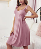 Richie House Nightgown Sexy Lingerie for Women Nightwear Sleeveless Nightie Tank RHW2916