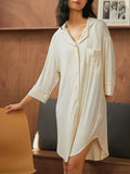 Richie House Ladies Women's Nightie Button Shirt Nightdress Cover Up Tops Pyjama RHW2919