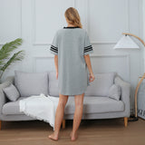 Richie House RH Womens Sleepwear Short Sleeve Nightgowns Sleepshirt Loose Nightshirt Loungewear RHW2929