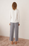 RH Women's Pajamas Sets Long Sleeve with Striped Pants Sleepwear Pj Set RHW4023