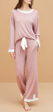 RH Womens Pajama Set Long Sleeve Sleepwear Scoop Neck Pjs Sets S-XXL 2 Pc set Lounge RHW4044