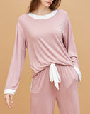 RH Womens Pajama Set Long Sleeve Sleepwear Scoop Neck Pjs Sets S-XXL 2 Pc set Lounge RHW4044