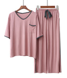 RH Women's Sleepwear Capri Pajama Sets Short Sleeve Pants 2P Pjs S-XXL RHW4046