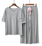 RH Women's Sleepwear Capri Pajama Sets Short Sleeve Pants 2P Pjs S-XXL RHW4046