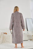 RH Sleepwear Women's Zipper Front Robe Full Length Long Sleeve Duster House Night S-XXL RHW4060