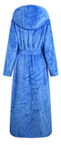 RH Robe Womens Long Hooded Bathrobe Plush Fleece Winter Sleepwear S-XL RHWN2233