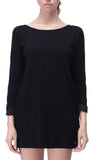 RH Women's Casual Cotton Long Sleeve Blouse w/ Zipper Tops Blouse Dress RH2041