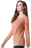 RH Women's Knitted Lightweight Sweater Long Sleeve Pullover Jumper Tops RH2044