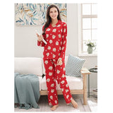 Richie House Women's Printed Flannel Two-Piece Set Pajama Size S-XL RHW2843