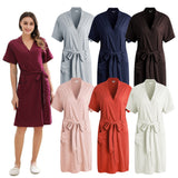 RH Robe Women's Short Sleeve Kimono Cotton Bathrobe Dressing Gown Sleep RHW2753