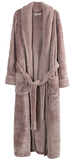 Richie House Ladies Women's Nude Plush Long Shawl Collar Fleece Robe Spa RH1591