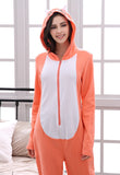 Richie House One Piece Pajama Ladies Hooded Cute Polar Fleece Bodysuit Jumpsuit Playsuit RHW2789