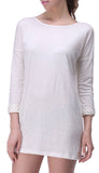 RH Women's Casual Cotton Long Sleeve Blouse w/ Zipper Tops Blouse Dress RH2041